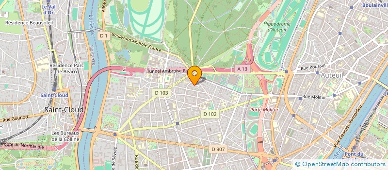 localisation de l'entreprise LE MORNE  BOULOGNE-BILLANCOURT