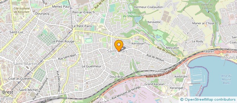 localisation de l'entreprise LE MORT JOYEUX à BREST