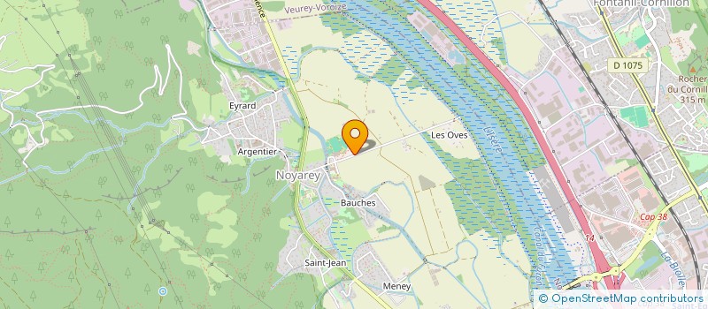 localisation de l'entreprise LE MORTILLET à NOYAREY