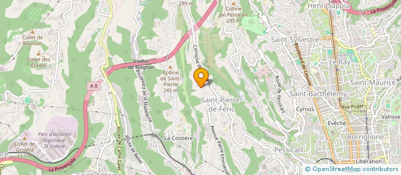 localisation de l'entreprise LE MORVEAU  NICE