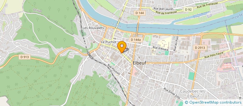 localisation de l'entreprise LE MOSAME  ELBEUF