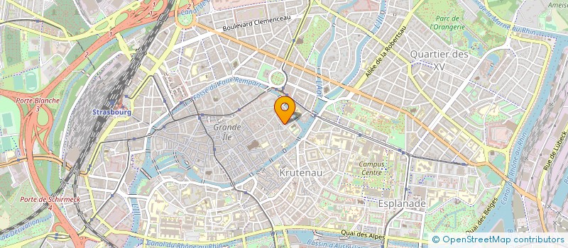 localisation de l'entreprise LE MOSQUITO à STRASBOURG