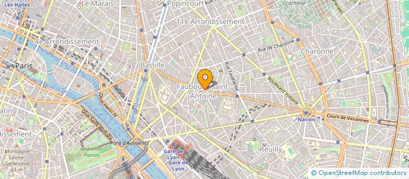 localisation de l'entreprise LE MOT DE PASSE  PARIS