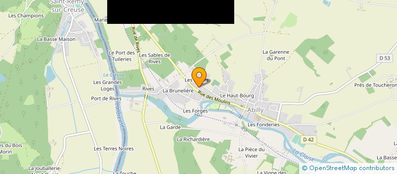 localisation de l'entreprise LE MOTO CLUB CELLOIS  LA CELLE-SAINT-AVANT