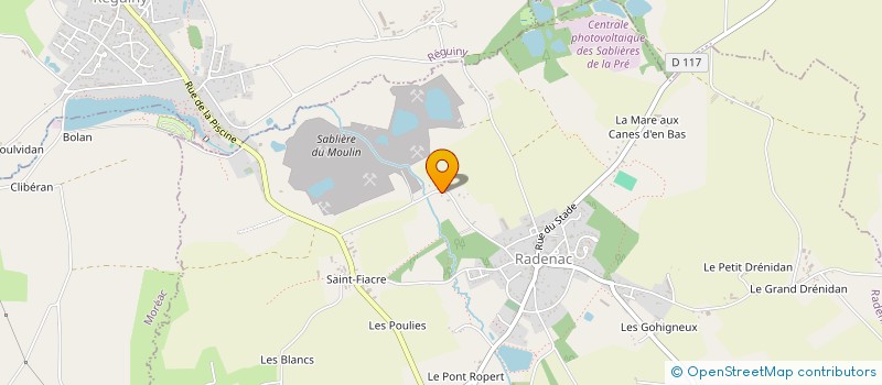 localisation de l'entreprise LE MOUEE à RADENAC