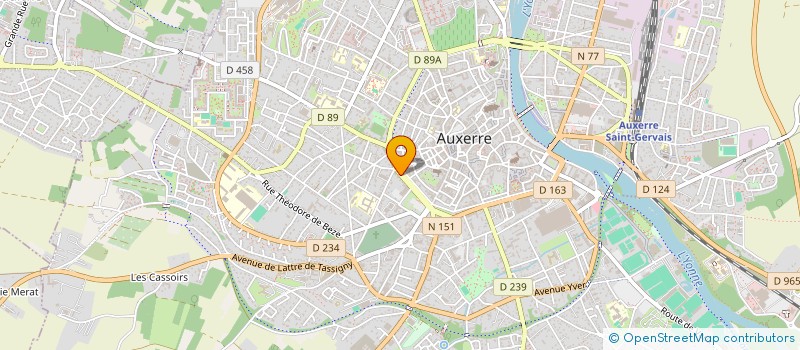 localisation de l'entreprise LE MOULIN  AUXERRE