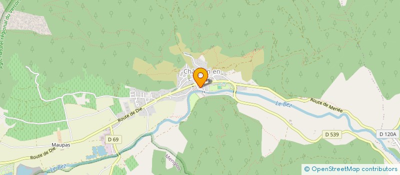 localisation de l'entreprise LE MOULIN à CHATILLON-EN-DIOIS