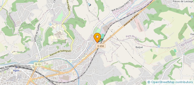 localisation de l'entreprise LE MOULIN  AGEN