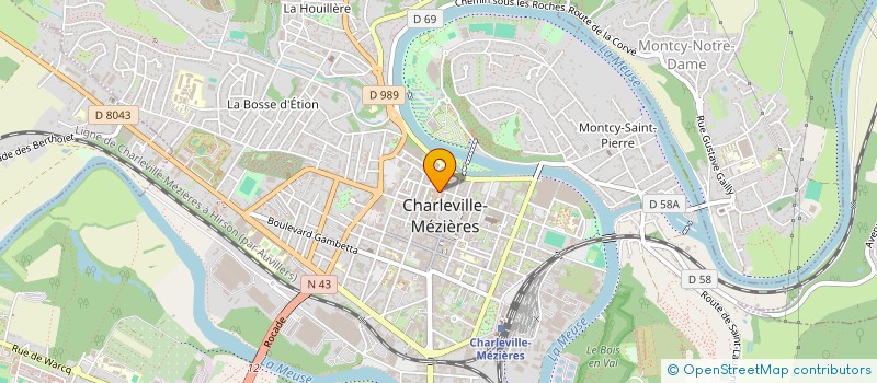 localisation de l'entreprise LE MOULIN à CHARLEVILLE-MEZIERES