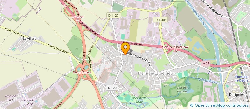 localisation de l'entreprise LE MOULIN  FLERS-EN-ESCREBIEUX