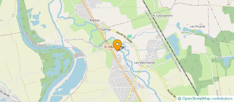 localisation de l'entreprise LE MOULIN  CUZIEU