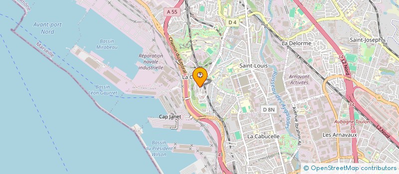 localisation de l'entreprise LE MOULIN  MARSEILLE