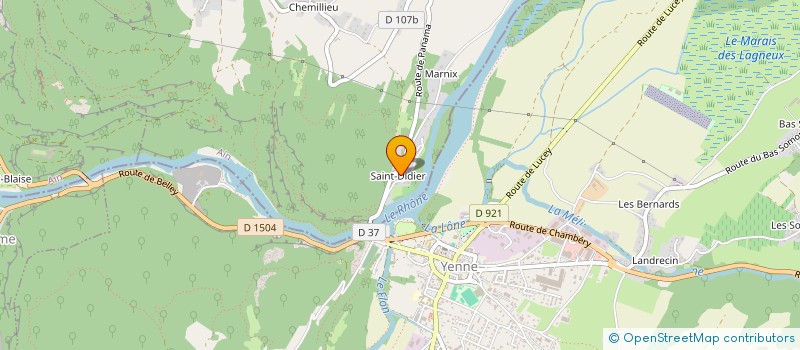 localisation de l'entreprise LE MOULIN  MAGNIEU