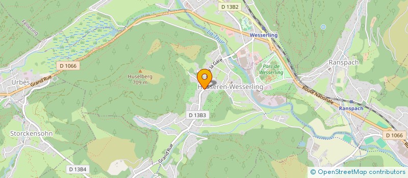 localisation de l'entreprise LE MOULIN  HUSSEREN-WESSERLING