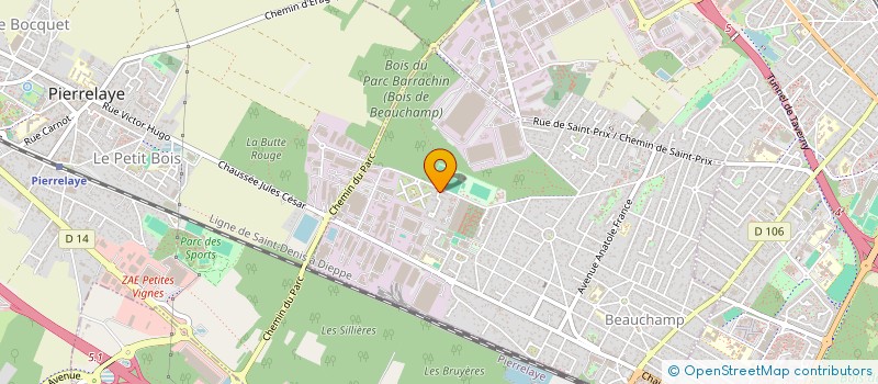 localisation de l'entreprise LE MOULIN  BEAUCHAMP