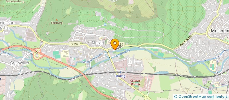 localisation de l'entreprise LE MOULIN  MUTZIG