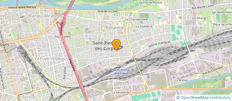 localisation de l'entreprise LE MOULIN  SAINT-PIERRE-DES-CORPS