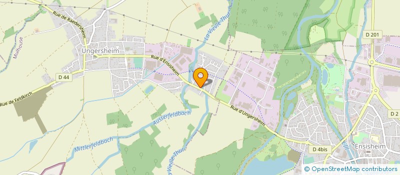 localisation de l'entreprise LE MOULIN  UNGERSHEIM