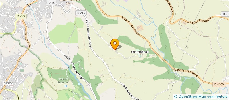 localisation de l'entreprise LE MOULIN  FORCALQUIER