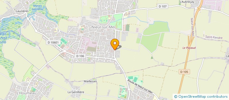 localisation de l'entreprise LE MOULIN  NIEUL-SUR-MER