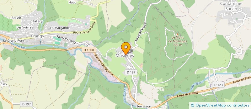 localisation de l'entreprise LE MOULIN  MUSIEGES