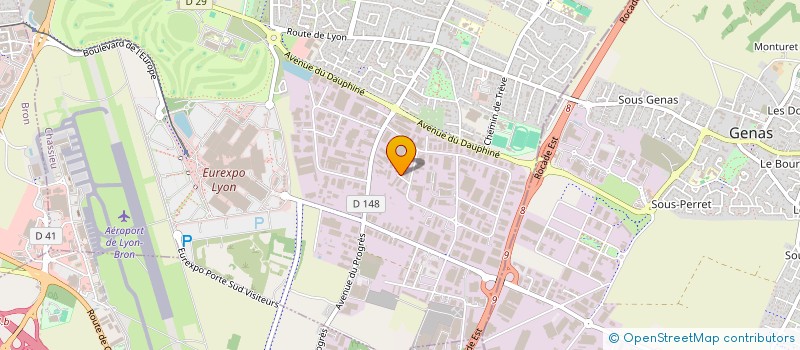 localisation de l'entreprise LE MOULIN  CHASSIEU