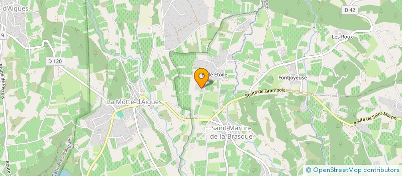 localisation de l'entreprise LE MOULIN  SAINT-MARTIN-DE-LA-BRASQUE