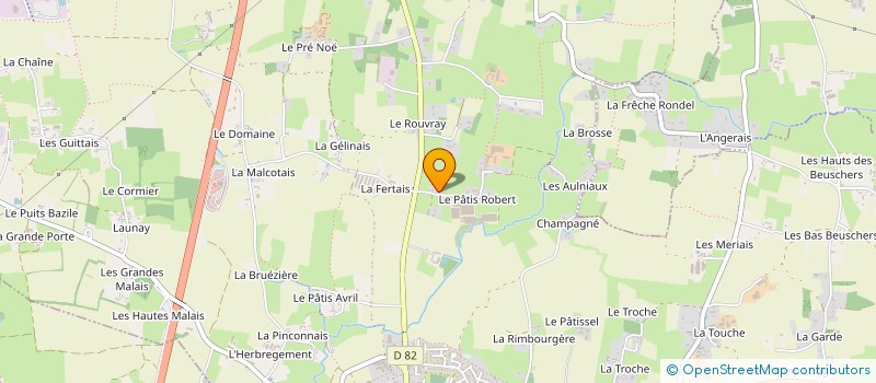 localisation de l'entreprise LE MOULIN  NOYAL-CHATILLON-SUR-SEICHE