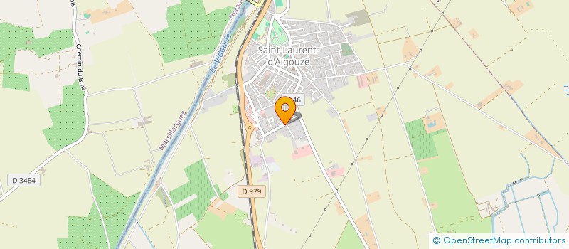 localisation de l'entreprise LE MOULIN  SAINT-LAURENT-D'AIGOUZE