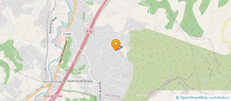 localisation de l'entreprise LE MOULIN  ROQUEVAIRE