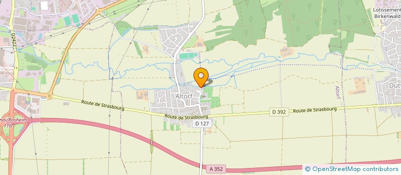 localisation de l'entreprise LE MOULIN  ALTORF