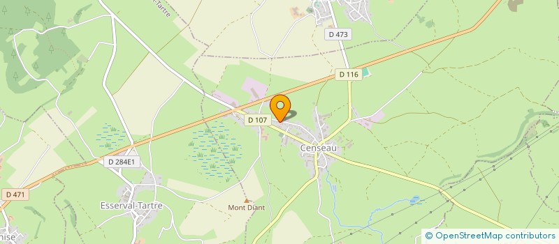 localisation de l'entreprise LE MOULIN  CENSEAU