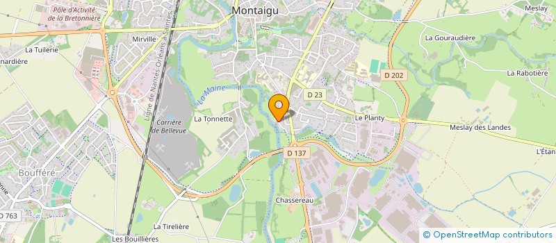 localisation de l'entreprise LE MOULIN à MONTAIGU-VENDEE