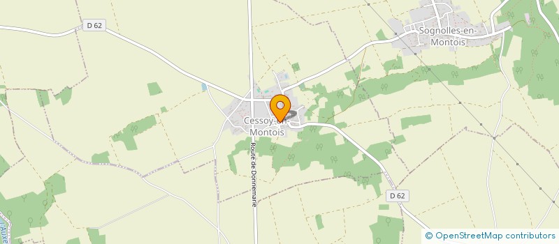 localisation de l'entreprise LE MOULIN A CAILLOUX  CESSOY-EN-MONTOIS