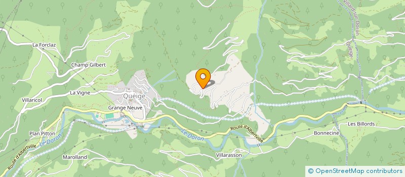 localisation de l'entreprise LE MOULIN A EAU  QUEIGE