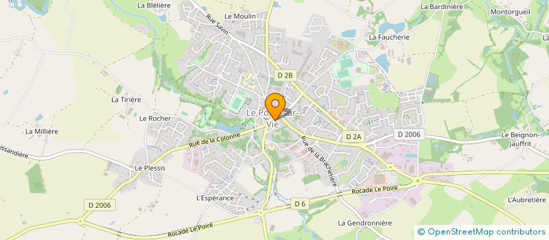 localisation de l'entreprise LE MOULIN A ELISE à LE POIRE-SUR-VIE
