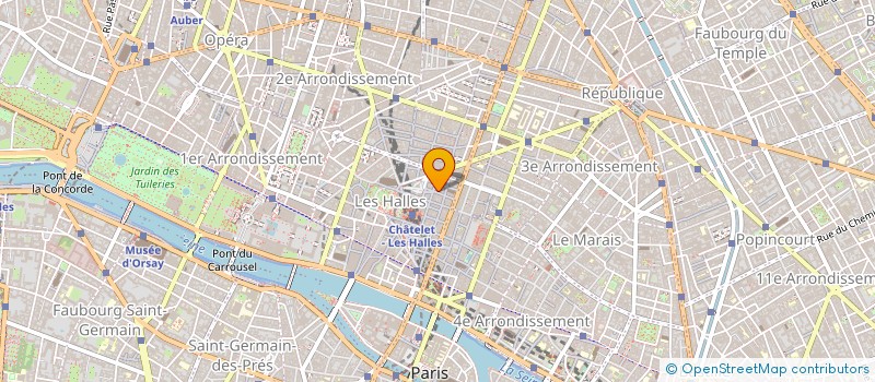 localisation de l'entreprise LE MOULIN A FRINGUES  PARIS