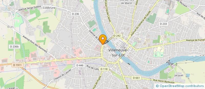 localisation de l'entreprise LE MOULIN A HUILE DE NIGELLE  VILLENEUVE-SUR-LOT