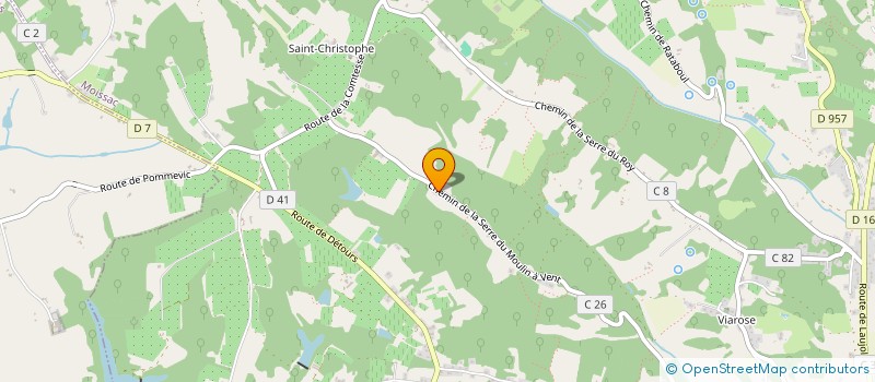 localisation de l'entreprise LE MOULIN A VENT  MOISSAC