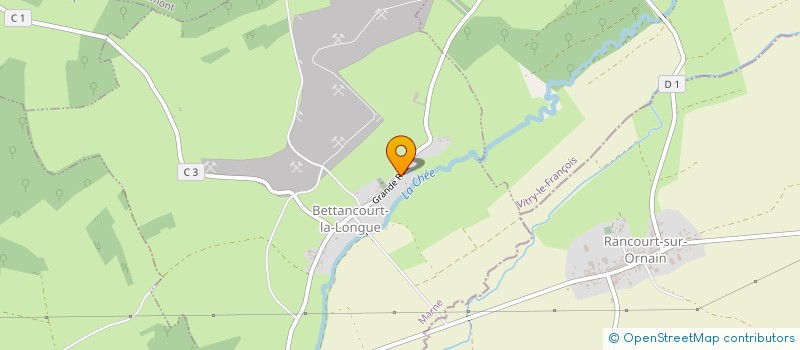 localisation de l'entreprise LE MOULIN AUX OISEAUX  BETTANCOURT-LA-LONGUE