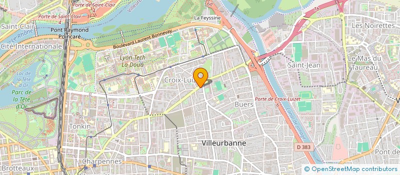 localisation de l'entreprise LE MOULIN AUX PAINS à VILLEURBANNE