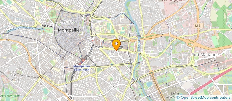 localisation de l'entreprise LE MOULIN BLANC à MONTPELLIER