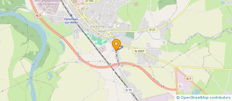 localisation de l'entreprise LE MOULIN BOURBONNAIS à VARENNES-SUR-ALLIER