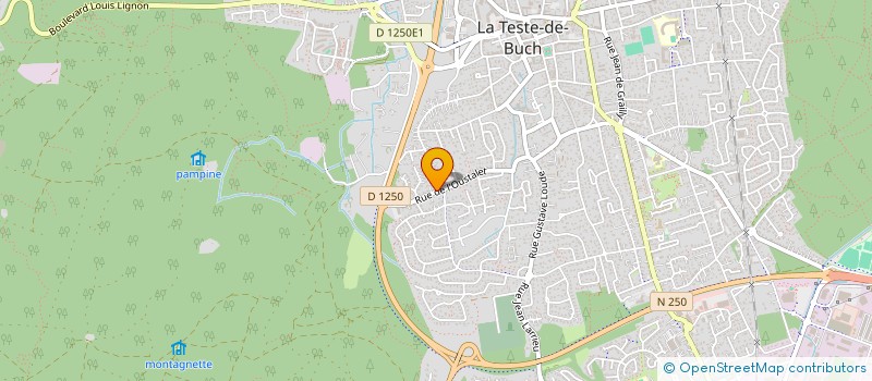 localisation de l'entreprise LE MOULIN BRAOUET à LA TESTE-DE-BUCH