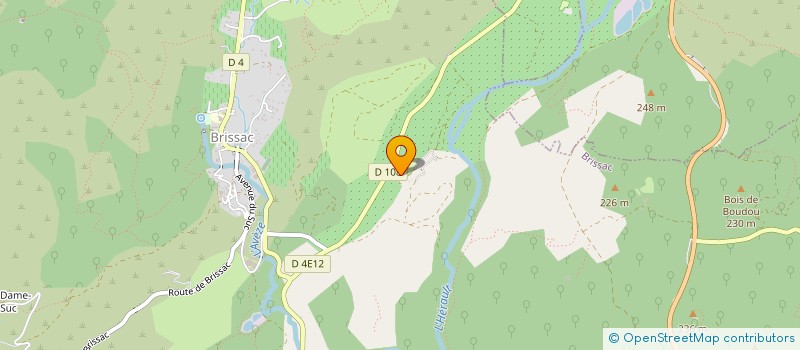 localisation de l'entreprise LE MOULIN CEVENOL  MONTOULIEU