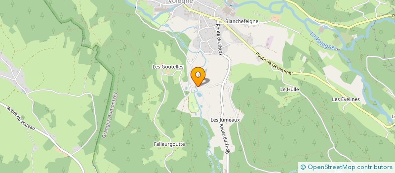 localisation de l'entreprise LE MOULIN CNRB  GRANGES-AUMONTZEY