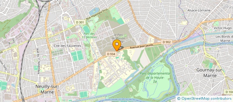 localisation de l'entreprise LE MOULIN D'ANGE NEUILLY SUR MARNE à NEUILLY-SUR-MARNE