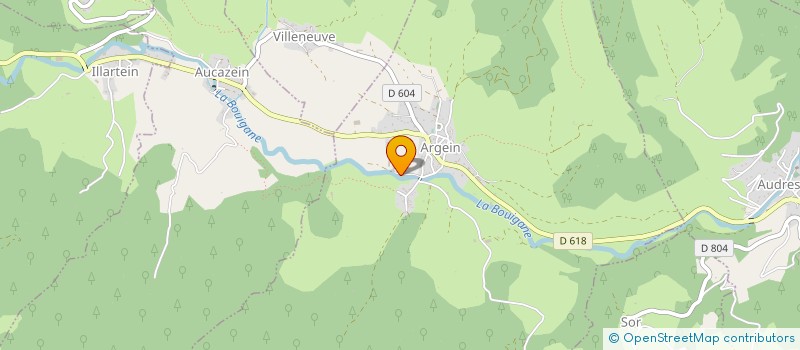 localisation de l'entreprise LE MOULIN D'ARGEN à ARGEIN