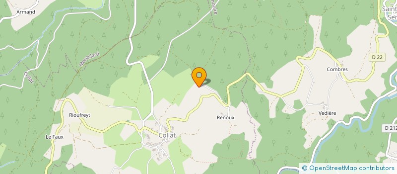 localisation de l'entreprise LE MOULIN D'AUROUZE  MAZERAT-AUROUZE