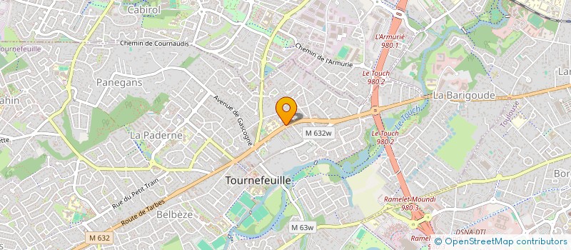 localisation de l'entreprise LE MOULIN D'ENZO  TOURNEFEUILLE
